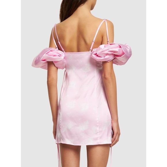 Jacquemus La Mini Robe Chouchou satin mini dress - Picture 2 of 10